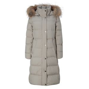 헤지스 골프 여성 24FW 스테디셀러탈착후드 덕다운 롱패딩 (BEIGE) WWJU4D942I3