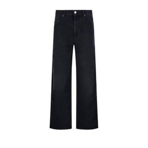 여성 Isabel Marant Etoile 스트레이트 레그 진 02FKFADEDBLACK
