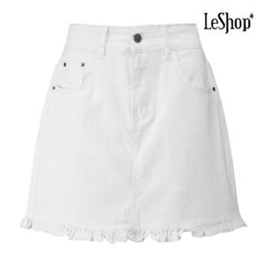 [르샵] 러블리 셔링 A라인 미니 스커트 (BP6SK016A)