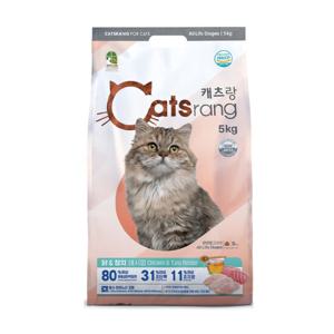 [무료배송][세트]캐츠랑 전연령 5kgX3개(15kg)/고양이사료