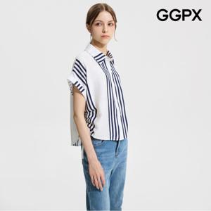 [GGPX] 원 포켓 롤업 소매 라인 셔츠 (GP6SH049F)