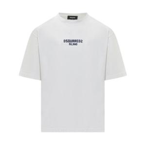 디스퀘어드2 반팔 티셔츠 S74GD1455D20020 965 WHITE