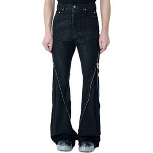 25 SS 릭오웬스 다크쉐도우 Bolan Banana 볼란 지퍼 데님 진 블랙 DU01E3363 SCF 09