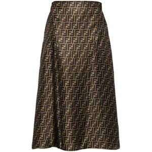 펜디 미디 스커트 FQ7601 A8G3F1440 Brown