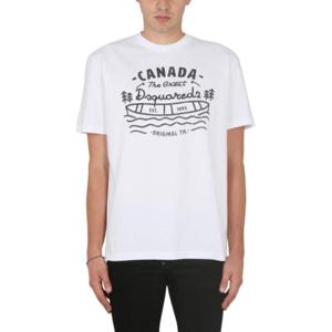 디스퀘어드2 반팔 티셔츠 S74GD1185 S22427100 WHITE