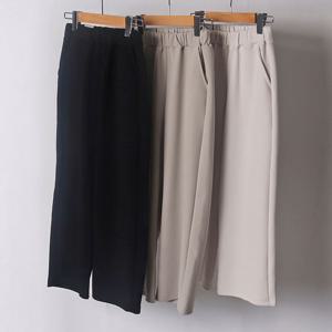 [아이우먼]빅사이즈정장바지 D040L506 쫀쫀터치밴딩일자바지 LO