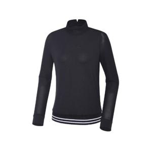 와이드앵글골프긴팔티 KQJ WWM23278Z1 WG W.ICE 메쉬 슬리브 폴로 티셔츠 L (Black)