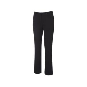 와이드앵글골프바지 KQJ WWM23312Z1 여성 CO 백 슬릿 부츠컷 팬츠 L (Black)