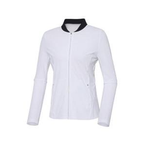 와이드앵글골프자켓 KQJ WWM23111W2 여성 CO 트리코트 펀칭 자켓 L (White)