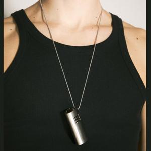 25 SS 릭오웬스 Lighter Holder 넥 체인 키링 RJ0000092 MMA 128