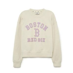 MLB 여성 크롭 맨투맨 상의 OO 3FMTV0234 43CRD