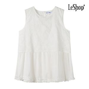 [르샵] 펀칭 레이스 자수 블라우스 (BP7BL012A)