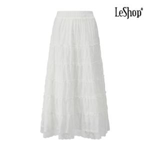 [르샵] 프릴 레이스 자수 스커트 (BP7SK003A)