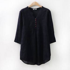 [아이우먼] 반오픈자개7부남방 CO6325M506 빅사이즈