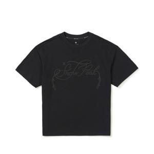스노우피크 아스킨 여성 발포 레터링 반팔 티셔츠 BB S25MWFTS87 DC LP OW