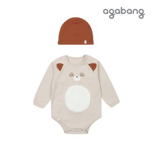 [아가방][아가방 22가을]포레스트바디수트(모자)(01P51750421)