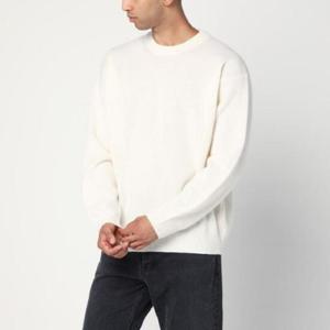 ROBERTO COLLINA White sweater in wool and cashmere 253M37401WO/R_ROBER-M3702