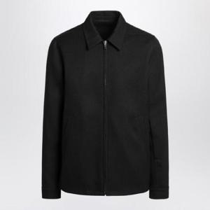 RICK OWENS Black shirt jacket with zip RU02E1764WD/R_RICKO-09