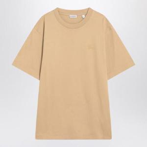 BURBERRY Beige short sleeved T shirt with EKD print 8109089163419/Q_BURBE-B8626