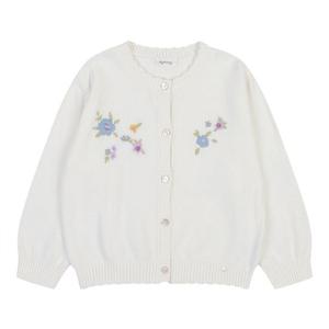 [아가방]아가방 가을 루나플라워자수가디건(IVORY)_01R531451