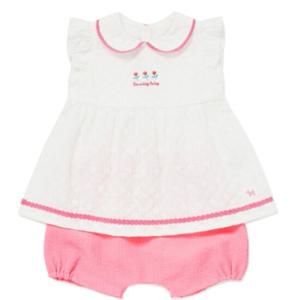 (HP블루독베이비25년여름) 4531361007IV)플라워아일렛상하세트