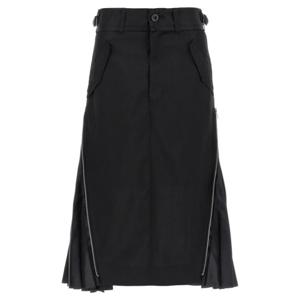사카이 미디 스커트 2507949001 Black