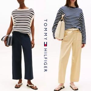 타미힐피거 TOMMY HILFIGER XW04651-ACR 여자 리넨혼방 패치 포켓 팬츠 바지