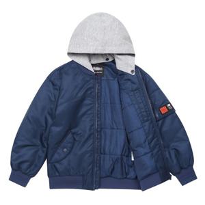[NBA KIDS] NBA 스포츠 MA-1 후디 패딩 점퍼(K223JP110P) K223JP110P