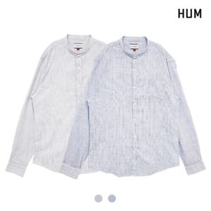 [HUM][HUM]남)40수 코튼슬럽 헨리넥 슬럽셔츠(FHMECSL104P)