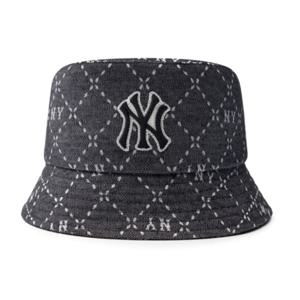 MLB 키즈 클래식 모노그램 자카드 버킷 A5 7AHTMD43N 50BKS