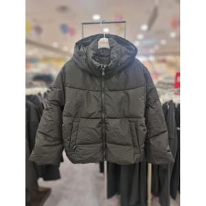 주)소이 세이브존01 소이주니어 겨울 크롭 웰론 할로우 여아 블랙 키즈 패딩점퍼 22W0154