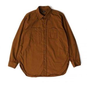 엔지니어드가먼츠 긴팔 셔츠 23F1A007NQ022CT180 BROWN DOM