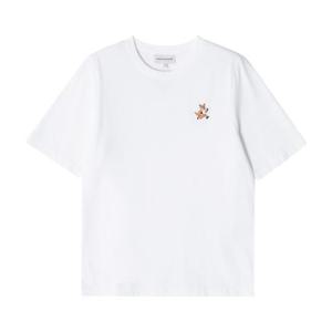 메종키츠네 반팔 티셔츠 MW00119KJ0008P100 WHITE DOM