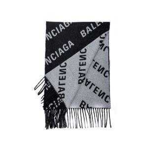 발렌시아가 머플러 스카프 697725421B11077 Black