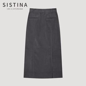 [SISTINA] 인기 코듀로이 H라인 스커트_AWWSKO41050_DG