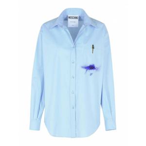 [MOSCHINO] 여성 셔츠 라이트 Blue 코튼 V020405314293 /8