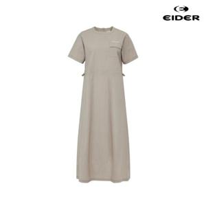 여성 HIKE PACK (하이크 팩) 반팔 원피스 (L/Beige) (DWM25269_E1)