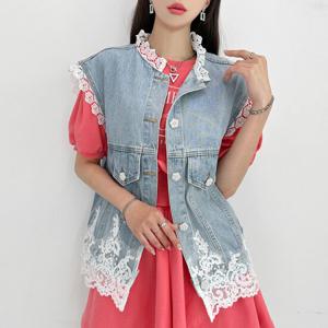 [금찌]금찌 몬드레스 데님 베스트 JK7237