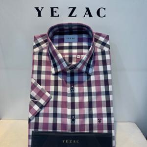 [예작]체크 일반핏 반팔셔츠(YJ3MBA283/PP)