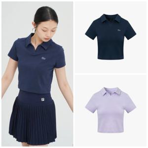 [휠라] FILA 여성용 코튼스판 세미크롭 카라티셔츠 FS2TSH2253F 2종
