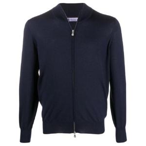 Brunello Cucinelli 브루넬로 쿠치넬리 하이 넥 집업 스웨터 M2400106CW425