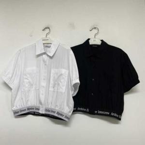 인터크루 HC10 여성,크롭자가드립셔츠 ITY2YS51A