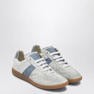 MAISON MARGIELA White and light blue Replica sneakers S57WS0511P8224/Q_MARGI-HA813
