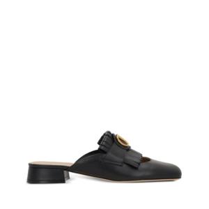 발렌티노 가라바니 뮬 슬리퍼 6W2S0LP8DSH 0NO Black