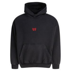 발렌시아가 후드 티셔츠 767877TSVC61041 BLACK DOM
