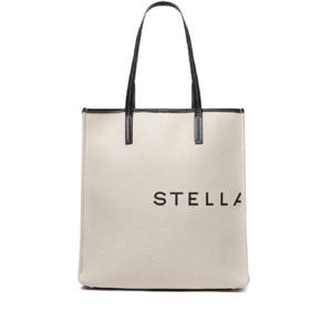 25 SS Stella McCartney 라지 SMC 캔버스 토트 백 7B0133WP0221 TP432431395