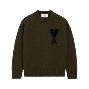 25 SS 아미 파리스 하트 에이 로고 울 스웨터 E25SPUKS018018 TP433868938