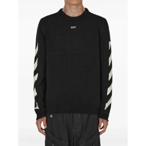 25 SS 오프화이트 디아그 애로우 스웨터 OMHE023C99KN100 TP438515946