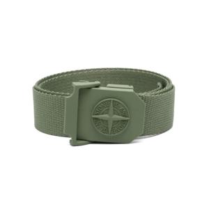 스톤 아일랜드 가죽 벨트 811594071 olive green