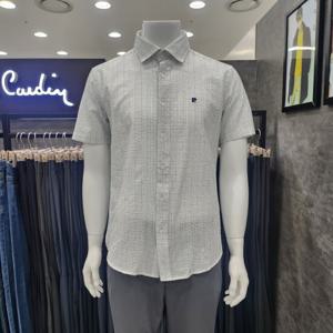 [피에르가르뎅]변형도트  프린트 슬림핏 셔츠WS2604-90